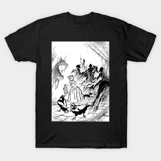 The Snow Queen - Arthur Rackham T-Shirt by forgottenbeauty